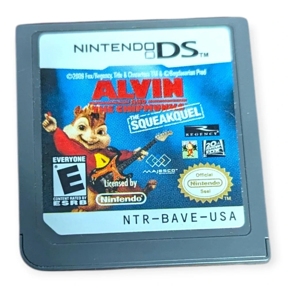 Alvin and the Chipmunks The Squeakquel Nintendo DS‎ Game Complete CIB